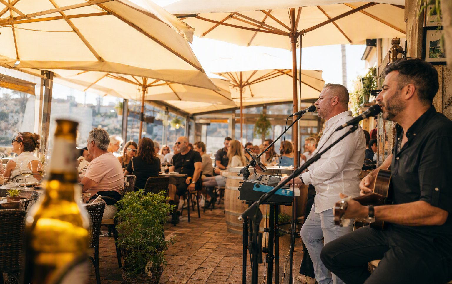 Live music on the Fiesta terrace