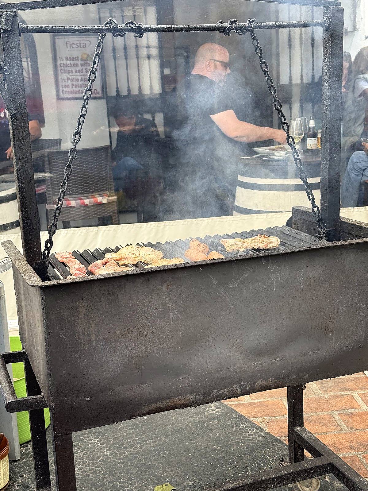 Barbacoa al carbón